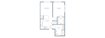 Monet One bedroom one bathroom