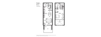 A black and white image of a floor plan for a property.
