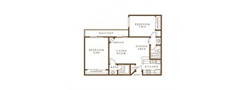 2 Bed - Plan C 2D at Enclave, Paramount, CA