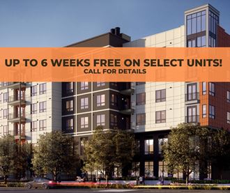 a graphic that says up to 6 weeks free on select units