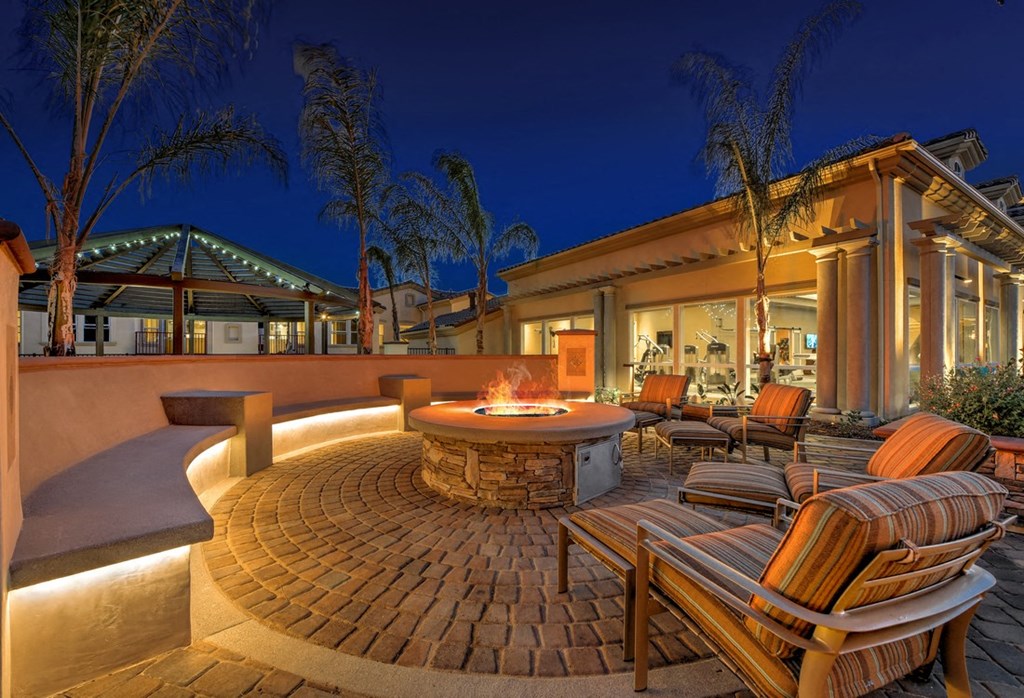 Fire Pit Area at Avino in CA 92130