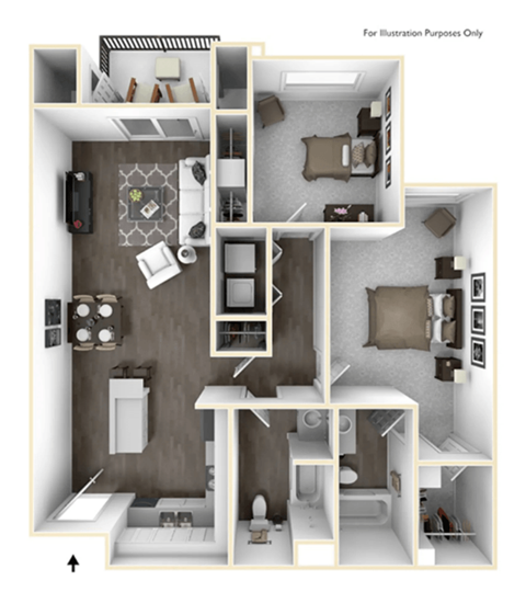 a 2400 sqft floor plan of a 2100 sq ft apartment