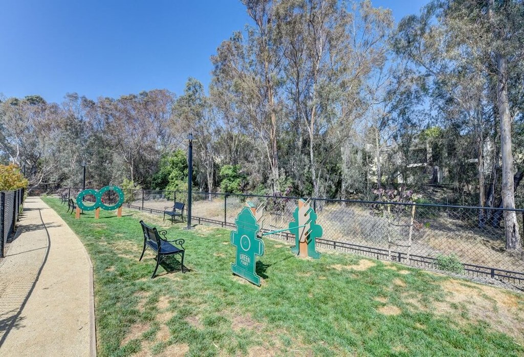 pet park area at Seta Apartments