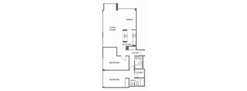 a floor plan of a house