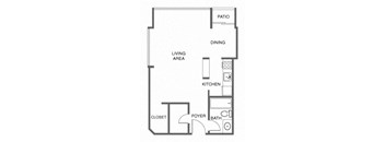 a floor plan of a house