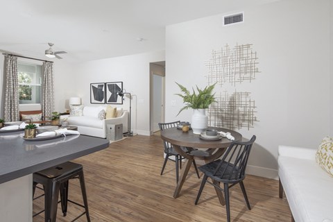 dining area at Sorano Apartments