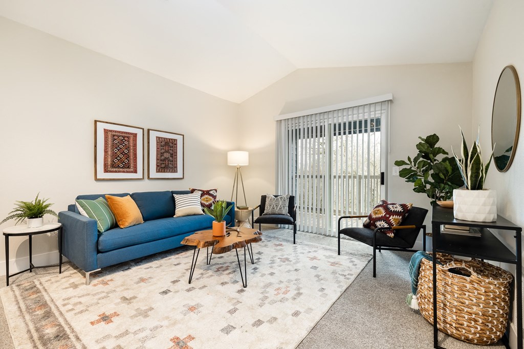 Living Room With Oversized Windows And Doors at Canyon Creek, Wilsonville, Oregon
