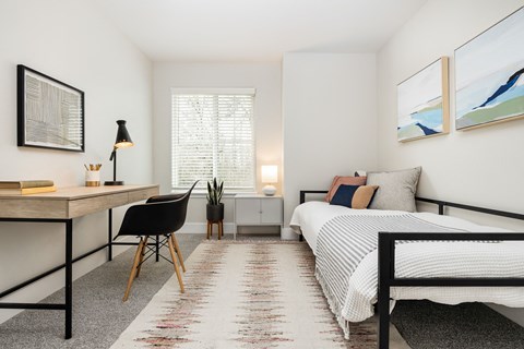 Bedroom With Workspace at Canyon Creek, Wilsonville, OR