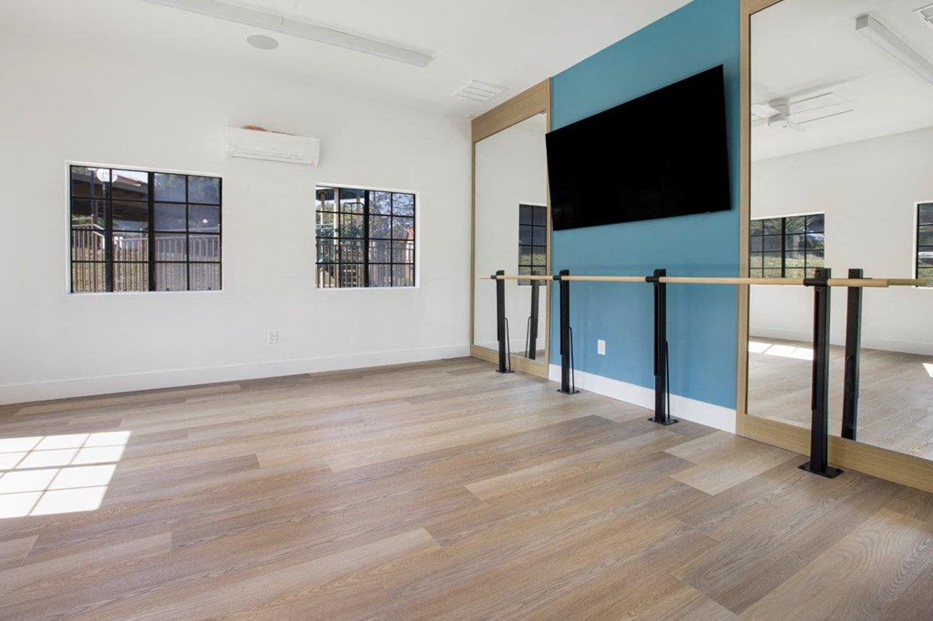 Room with Mirror and TV at Bella Terra, Vista, CA, 92081