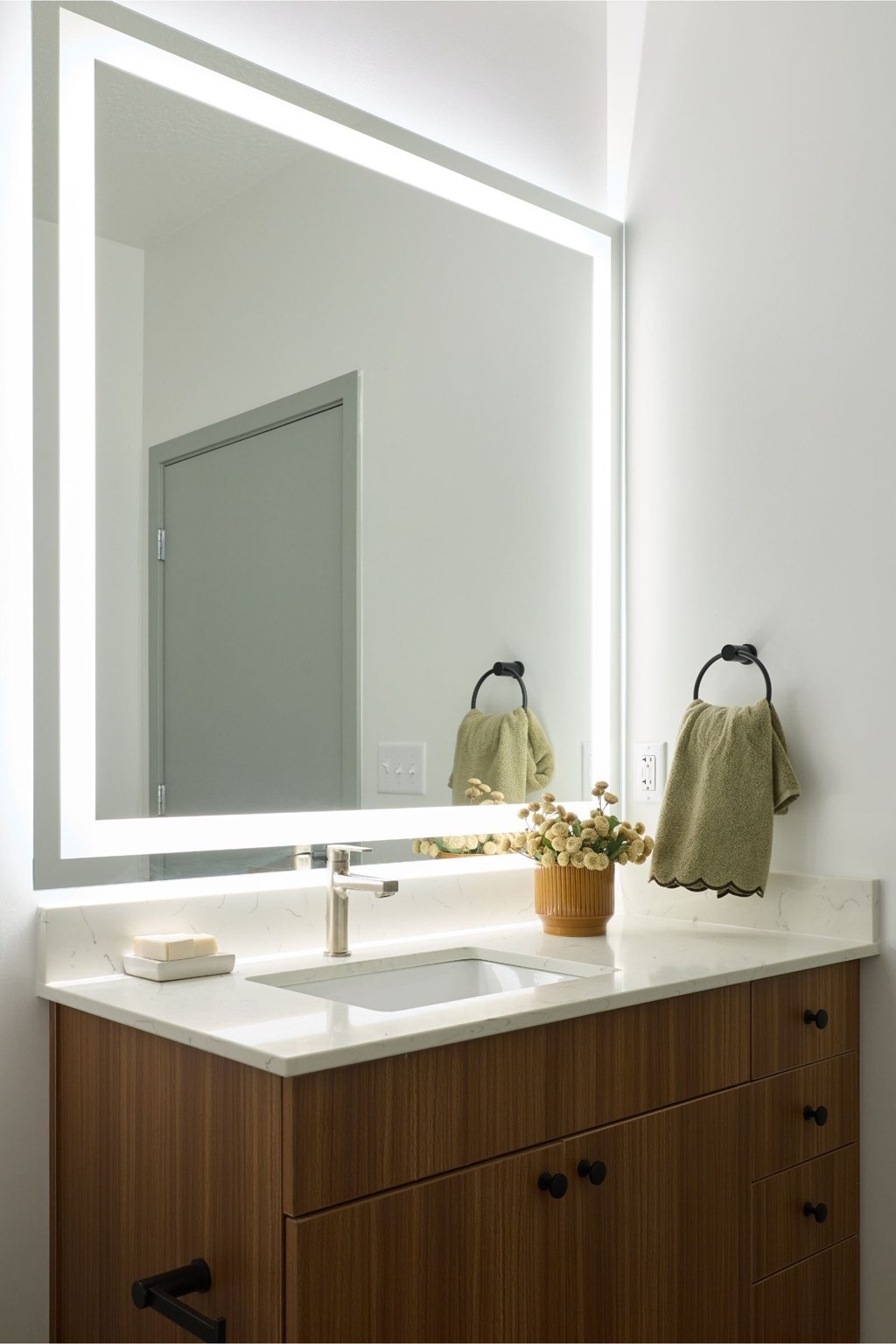 Bathroom vanity and sink