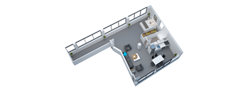 One bedroom one bathroom at San Fernando Building, Los Angeles