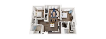 A-2 floor plan at 221 Bergen, New Jersey