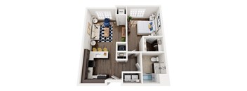 B-1 floor plan. at 221 Bergen, Harrison, 07029
