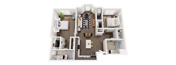 B-2 floor plan. at 221 Bergen, New Jersey, 07029