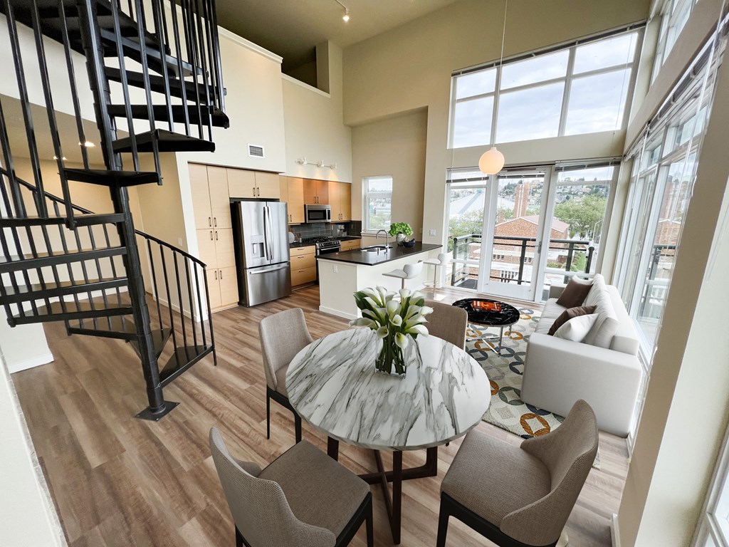 Penthouse Living Room at Axis, Washington
