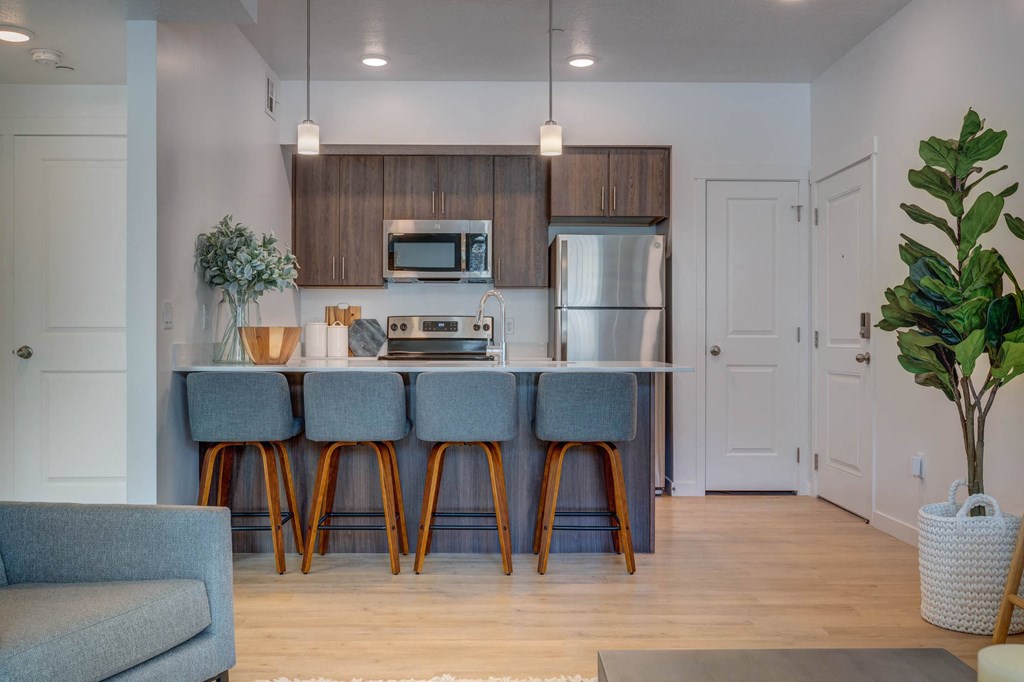 the apartments at masse corner 205 kitchen