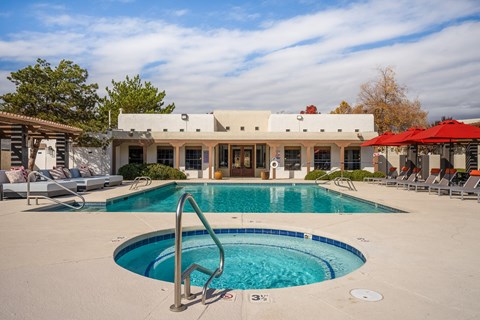 Hot Tub And Pool at The Aubry, Albuquerque, NM, 87120