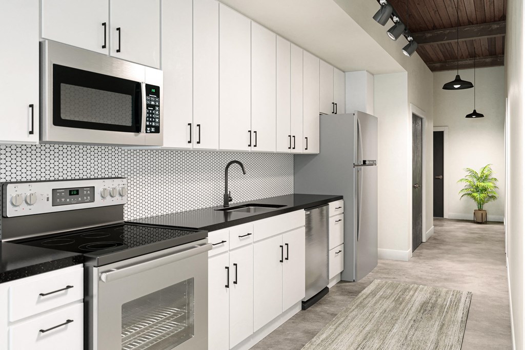 Modern Kitchens w/ Tile Backsplashes