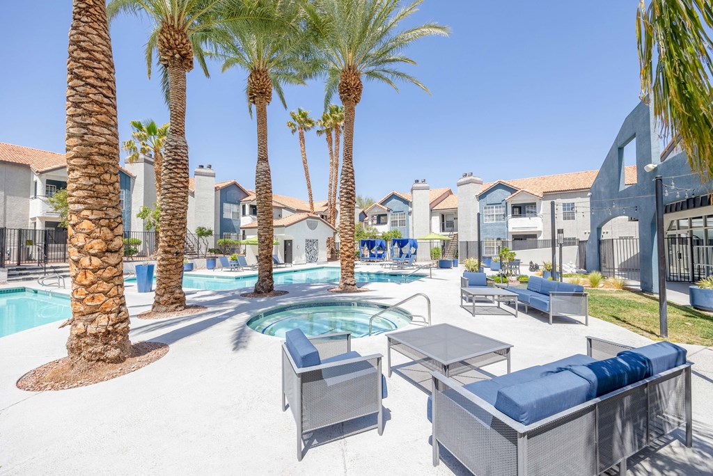 take a dip in the pool at villas at houston levee west apartments in cord