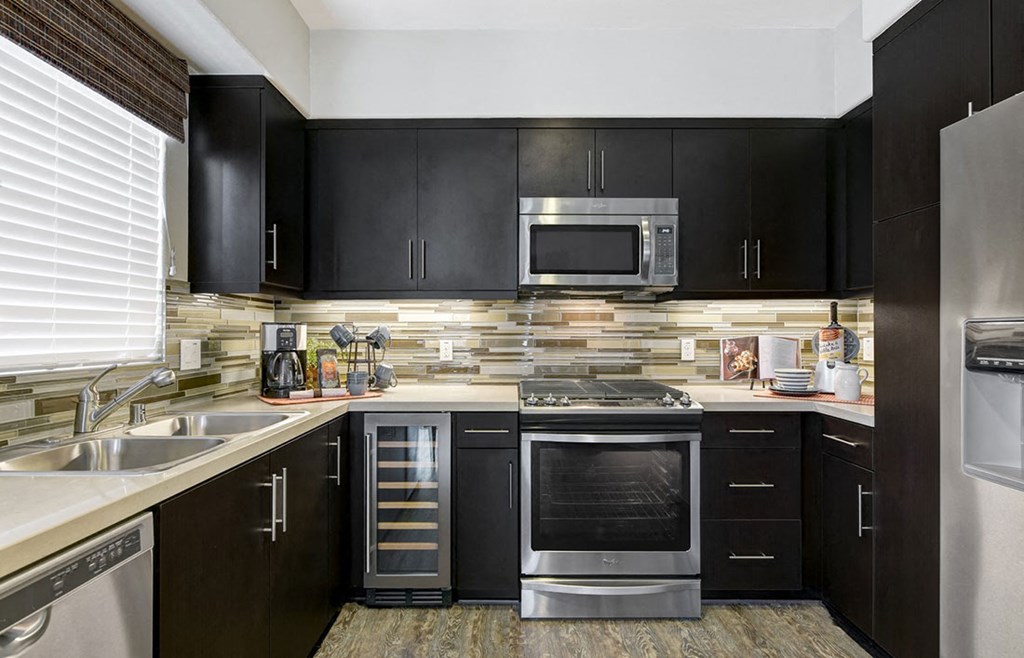 Model Unit Kitchen at Avino in 92130