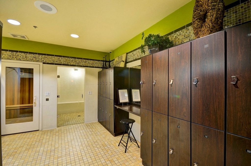 fitness center lockers