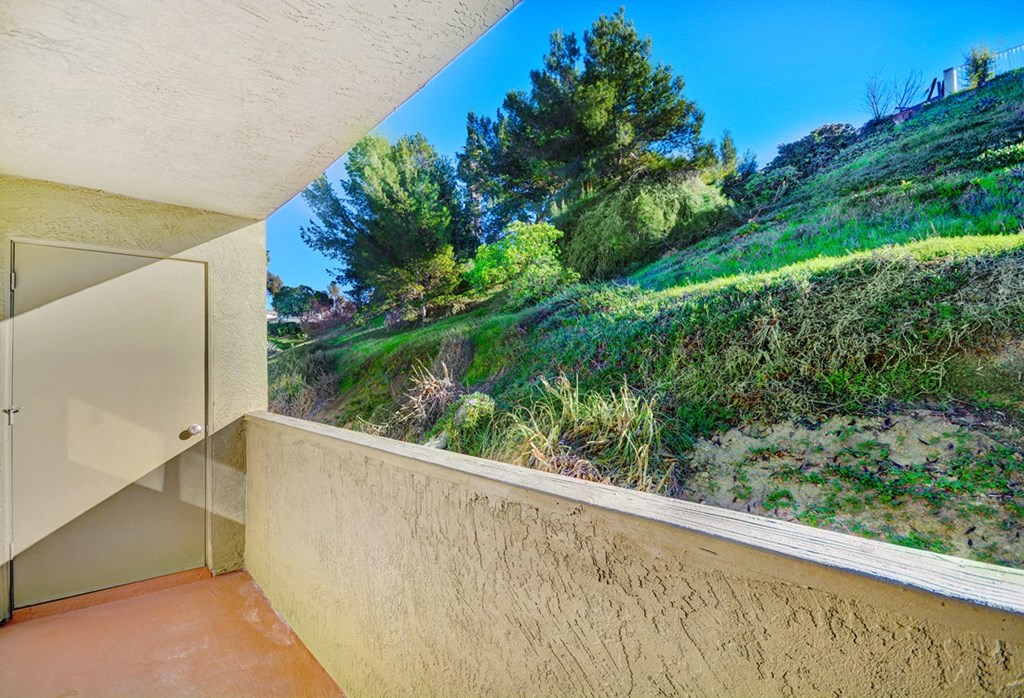 Patio View  at Navajo Bluffs, San Diego