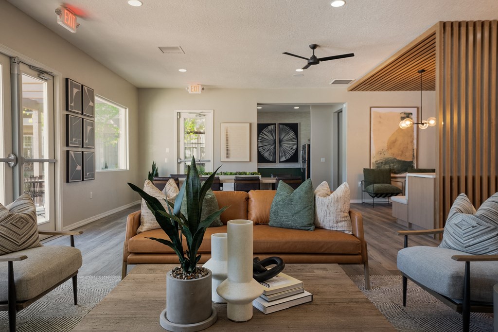 the preserve at ballantyne commons living room and dining room