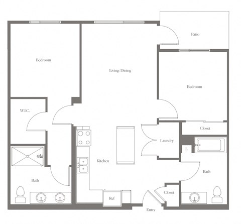 Two Bedroom Two Bath