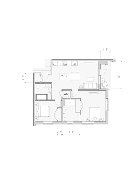 a floor plan of a house