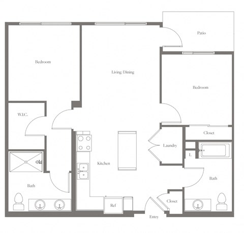 Two Bedroom Two Bath