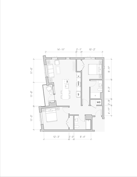 a floor plan of a house