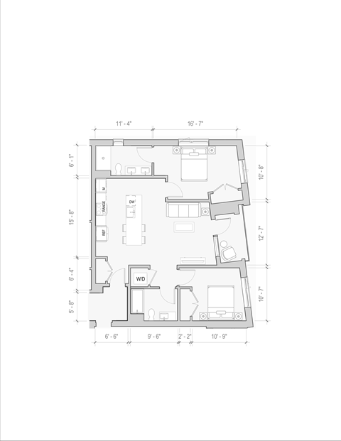 a floor plan of a house