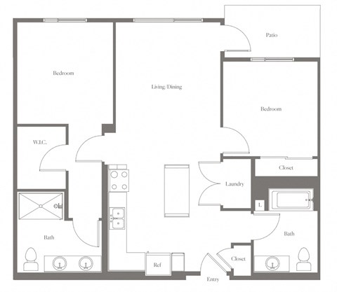 Two Bedroom Two Bath