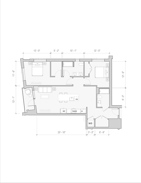 a plan of the ground floor of the house