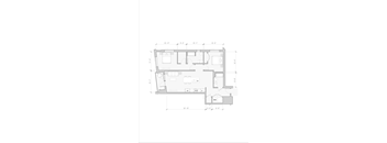 floor plan of the lower level of the house