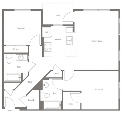 Two Bedroom Two Bath