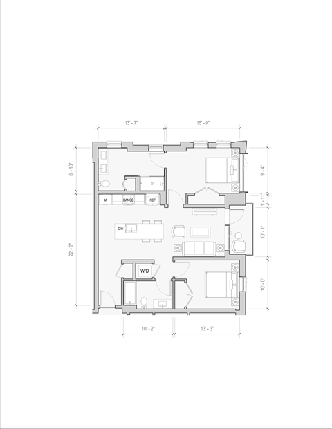 a floor plan of a house