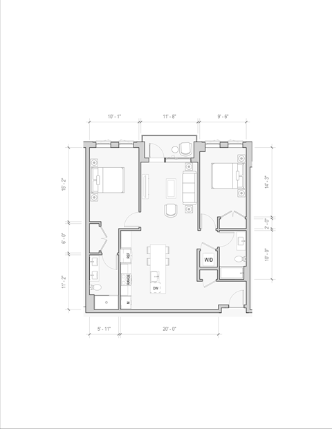 a floor plan of a house