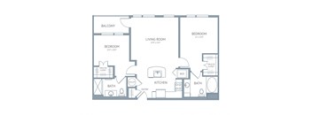 Matisse A Two bedroom two bathroom