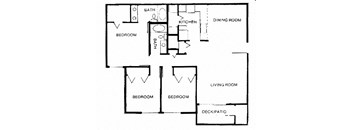 3 Bedroom Floor Plan at Vista Ridge, Issaquah, 98027