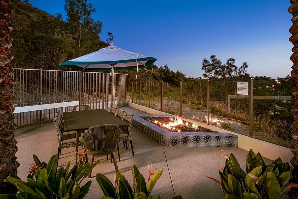 Fire pit at Ocean Air, California, 92130
