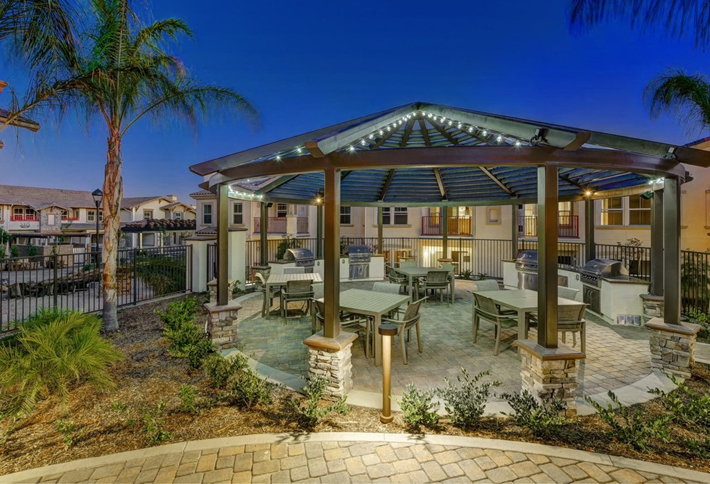 Outdoor BBQ Area at Avino in San Diego, CA