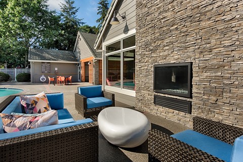 Fireplace at Canyon Creek, Wilsonville, OR, 97070