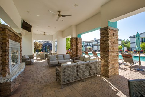 Outdoor Living Spaces at SkyStone Apartments, Albuquerque, New Mexico