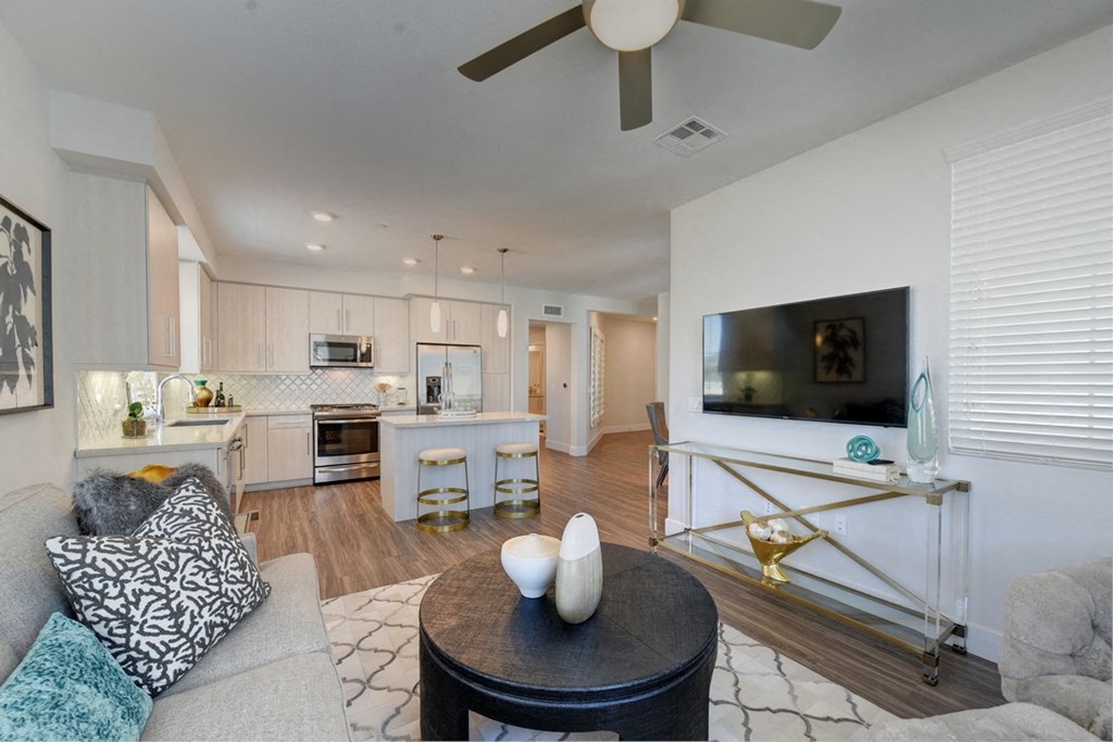 Spacious Living Room at Sola, San Diego