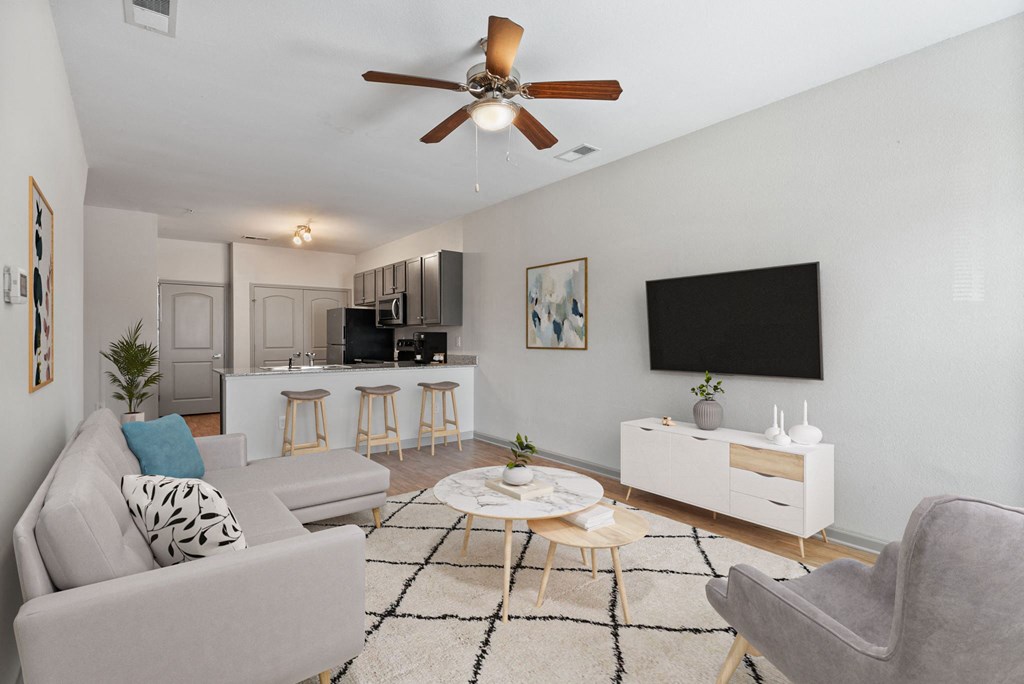 Living Room in Townhome