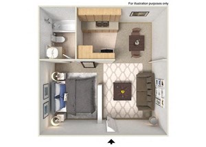 Floorplan Photos Gallery 3d floorplan at Softwind Point, Vista, 92081
