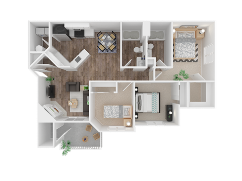 3 bedroom 2 bath at The Arden Apartments, Gresham, OR