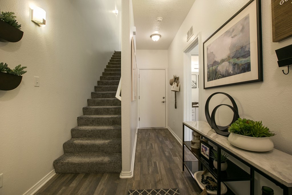 A Staircase Leading Up at Cantata at the Trails, Albuquerque, NM