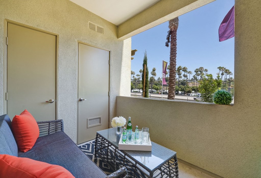 patio at Seta Apartments